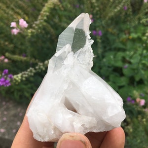 Stunning High Quality Arkansas Clear Quartz Cluster