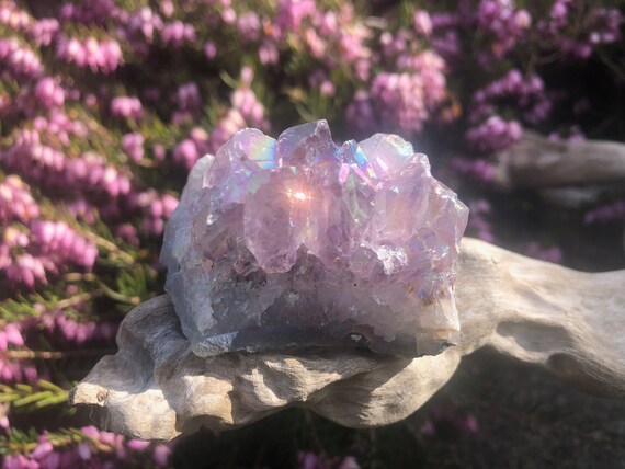 Angel aura hotsell amethyst cluster