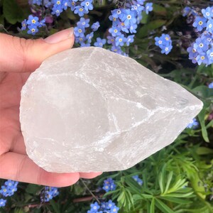 Large Rough Clear Quartz Crystal Point