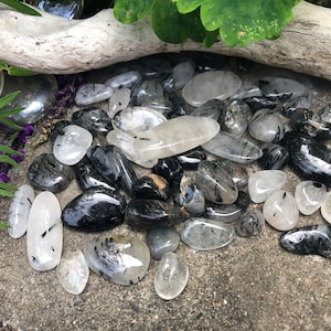 Small Tumbled Tourmaline Quartz Crystals