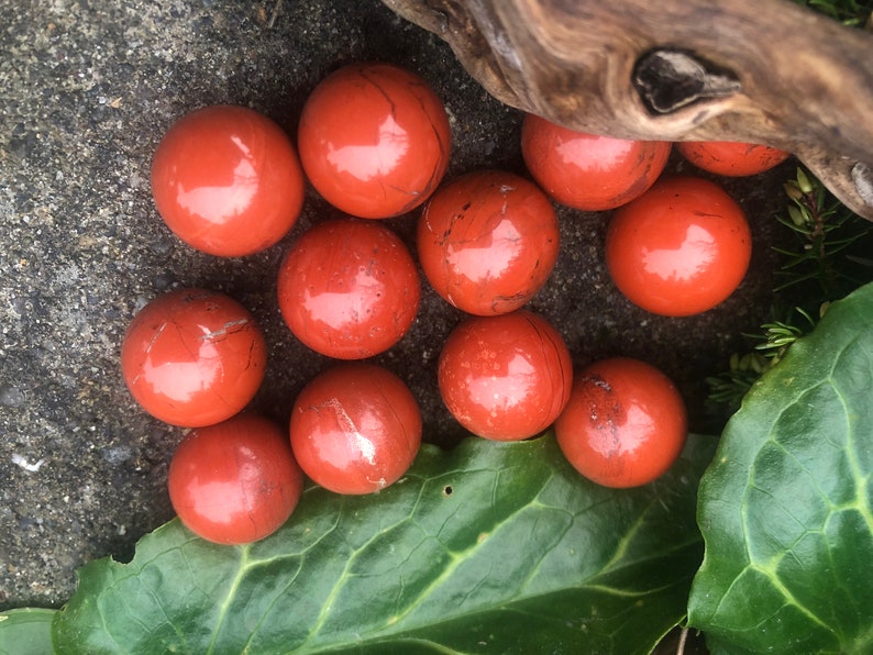 1 pc Tiny Red Jasper Sphere image 6