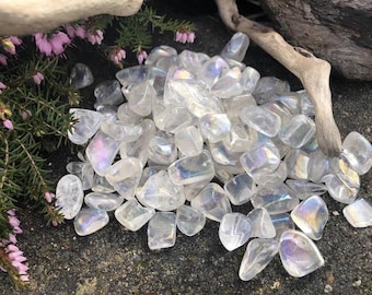 Small Tumbled Angel Aura Quartz