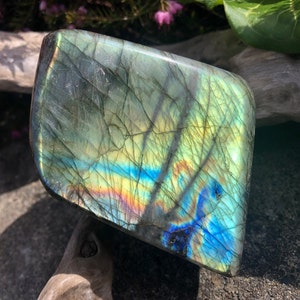 Flashy Labradorite Polished Freeform Display piece