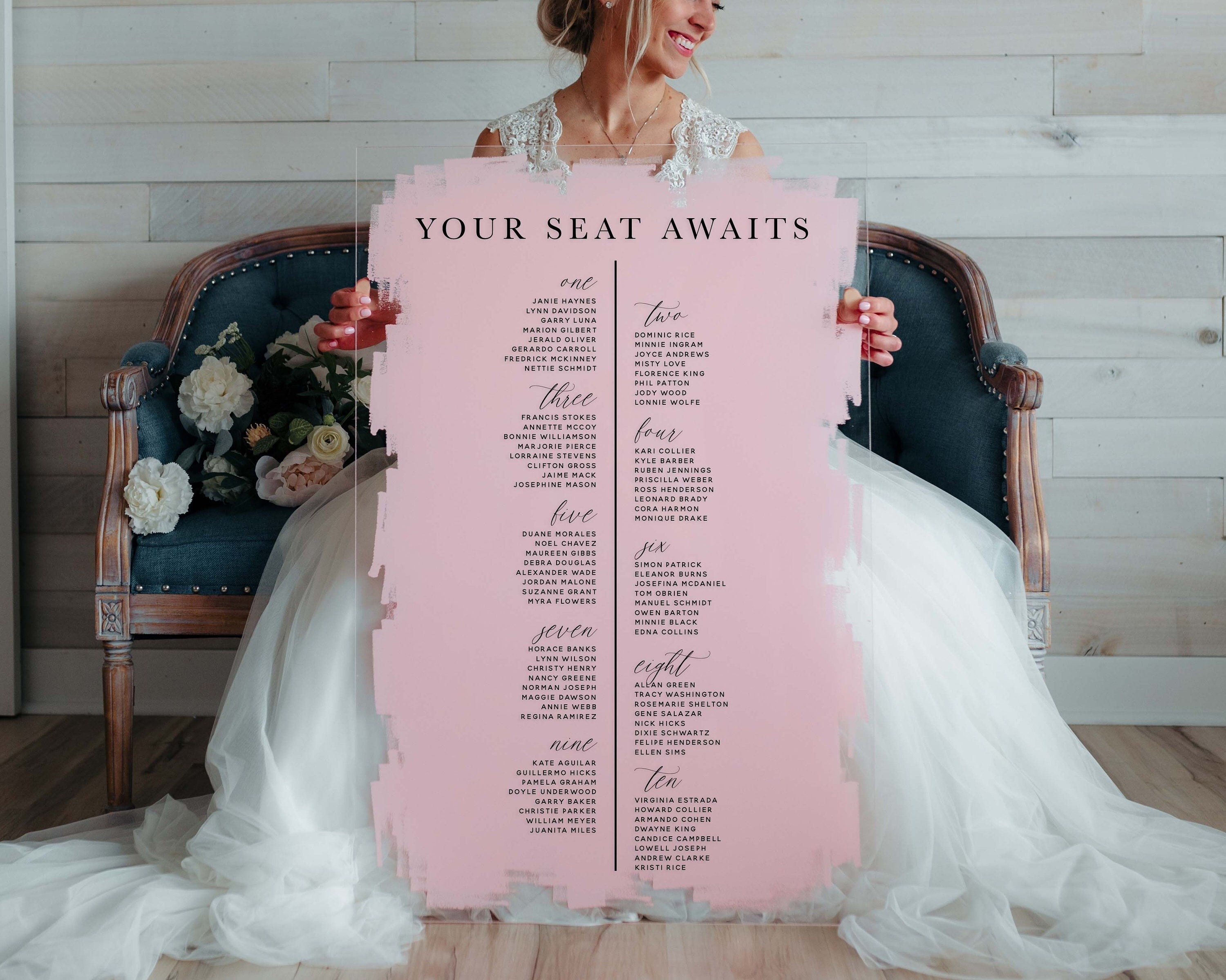 Acrylic Seating Chart, Guest List, Bride \u0026 Groom, Date, Wedding Seating  Chart, Seating Chart Sign , Custom Wedding Decor - FREESIA - Etsy, image size:3000x2399