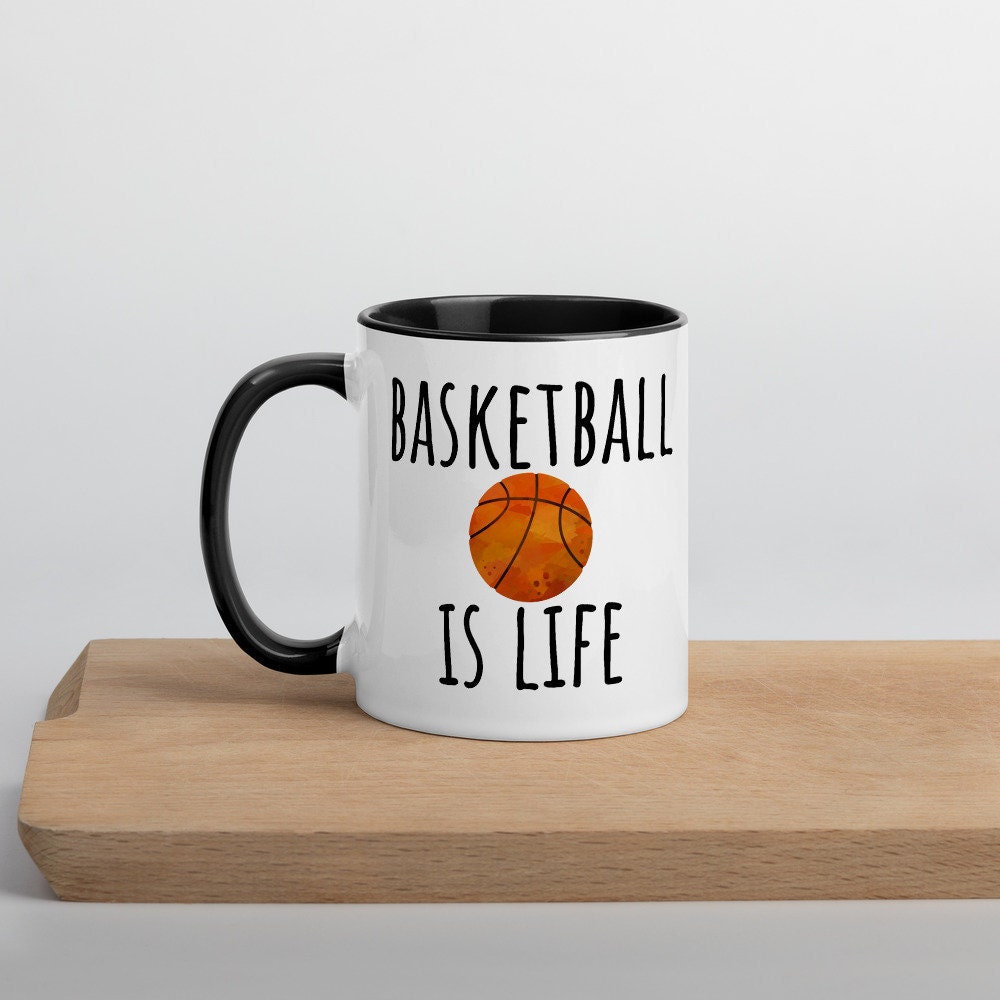 Basketball Coffee Mug Basketball is Life Mug Basketball Etsy