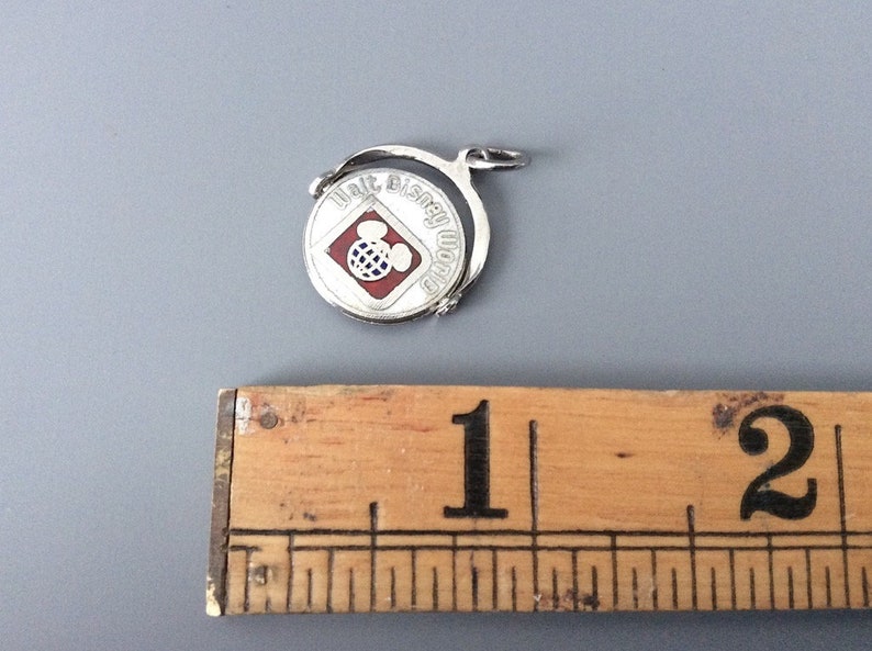 Vintage Sterling Silver Walt Disney World Spinner Charm