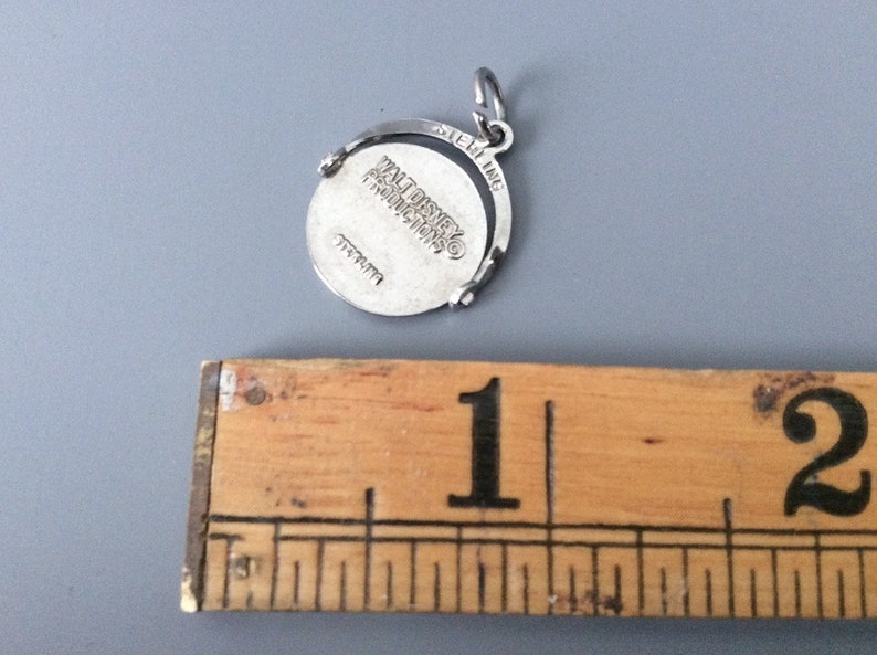 Vintage Sterling Silver Walt Disney World Spinner Charm