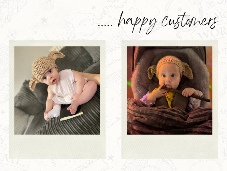 Bonnet bébé elfe beige au crochet fait main Crocheter 6 tailles Fabriqué sur commande Accessoire de séance photo Fête prénatale image 4