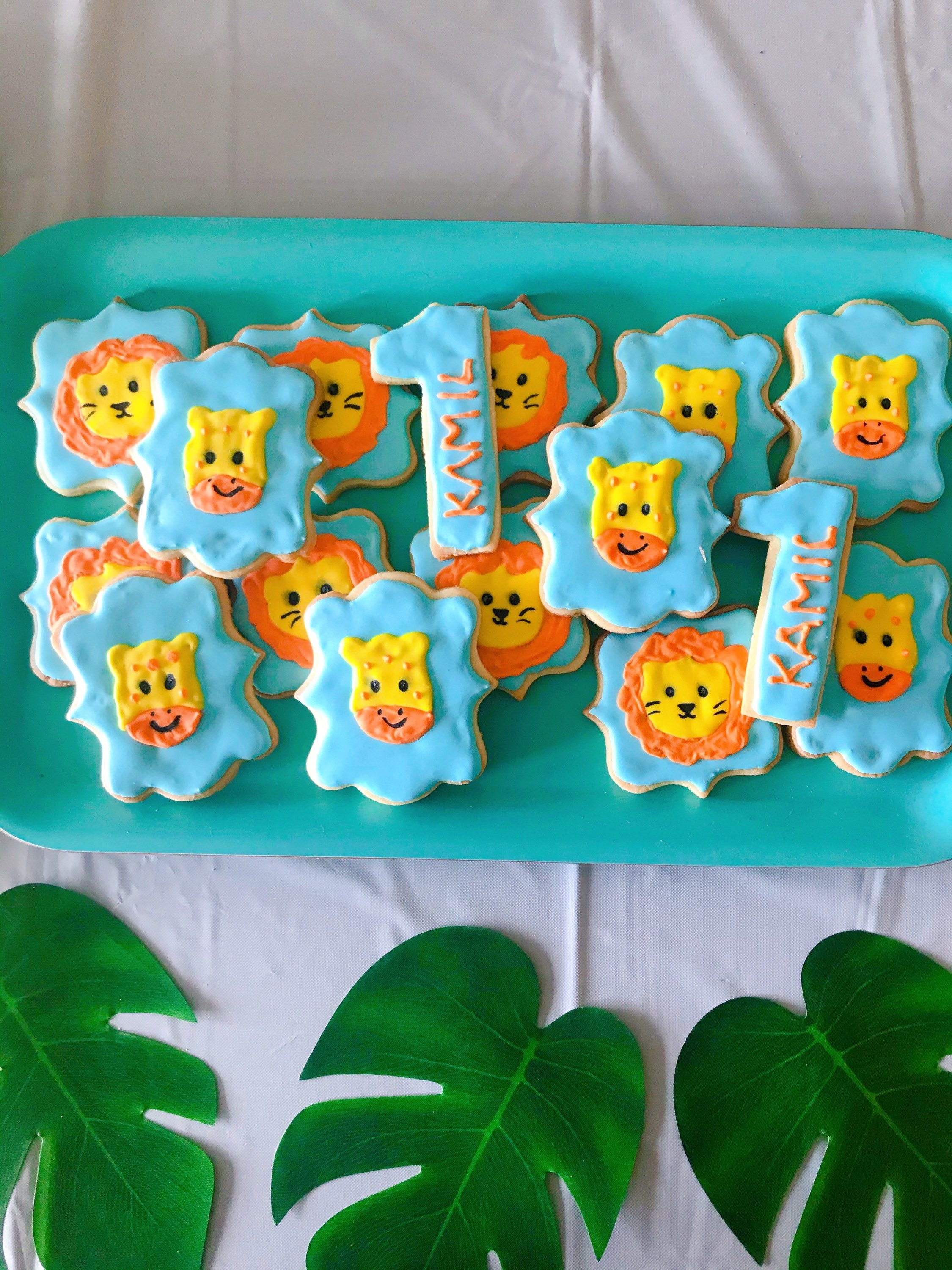 Cookies Anniversaire Jungle 1 An