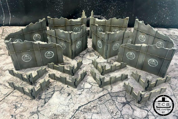 Warhammer 40K Terrain Set - 3D Printed Foldable - Chapter