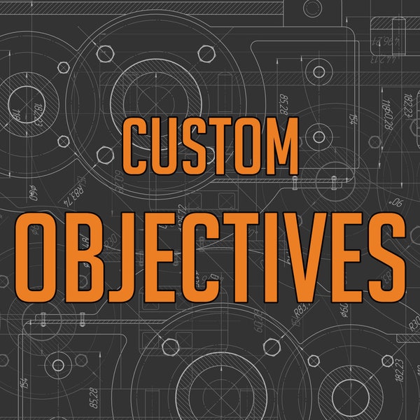 Custom Neoprene Objective Markers - 7.57" - 40K 10th Edition