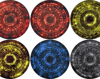 Age of Omegar Neopren Objektiv Marker Set - 19cm - General's Handbook 2026-27 - Aetheric