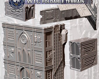 Warhammer 40K Terrain Set - 3D Printed Foldable - Chapter