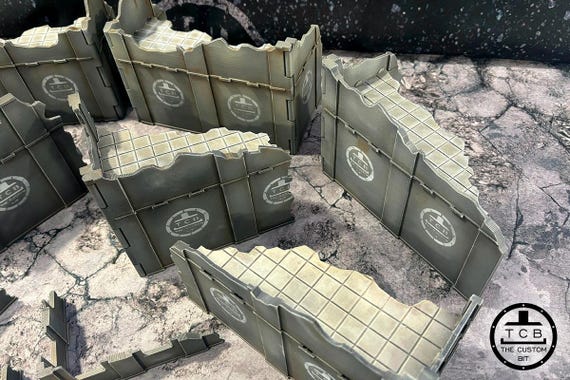 Warhammer 40K Terrain Set - 3D Printed Foldable - Chapter