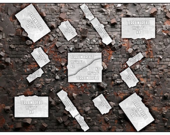 Warhammer 40K 11th Edition - Neoprene Terrain Area Footprints – Grimstone