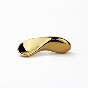 Anti-Anxiety Spoons Pure Pebble, gold plated hand object jewellery for anxiety