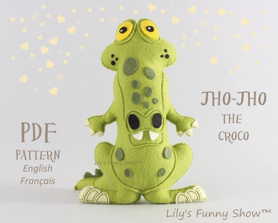 crocodile plush pattern