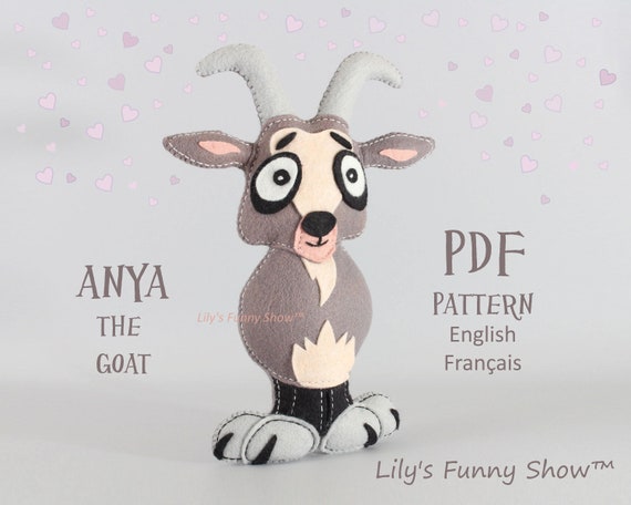 goat plush pattern