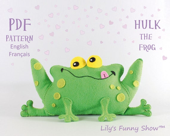 frog plush pattern