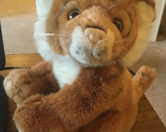 Vintage Fiesta Toys 7-1/2" Tiger Cub, sitting