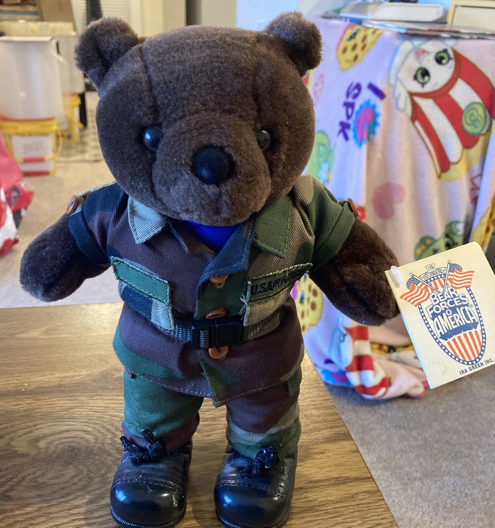 1989 Bear Forces of America Plush Teddy Bear 11 Air | Etsy