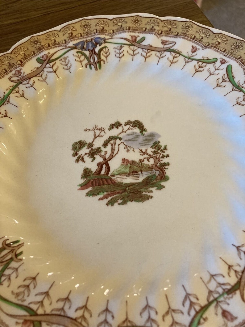 Royal Doulton China Plate Michelham D.6073 812 Made in England Art