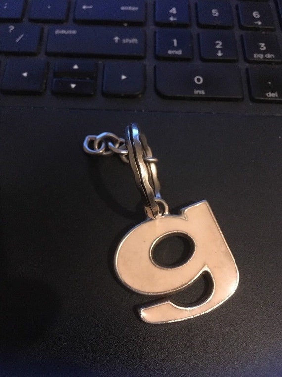 Vintage Keychain Initial Letter g Etsy Singapore