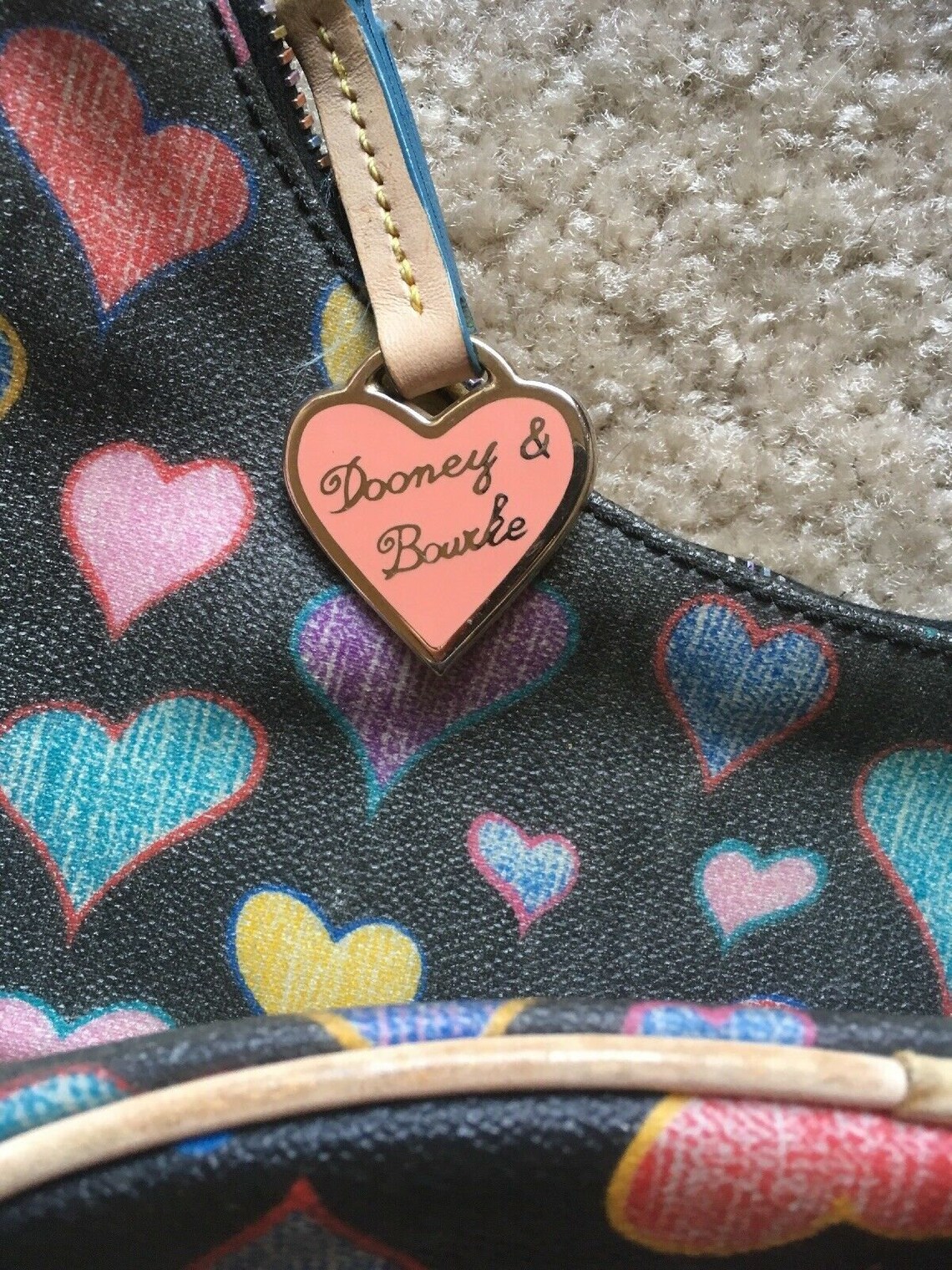 Dooney & Bourke HEARTS COLLECTION Small Purse Handbag With Etsy