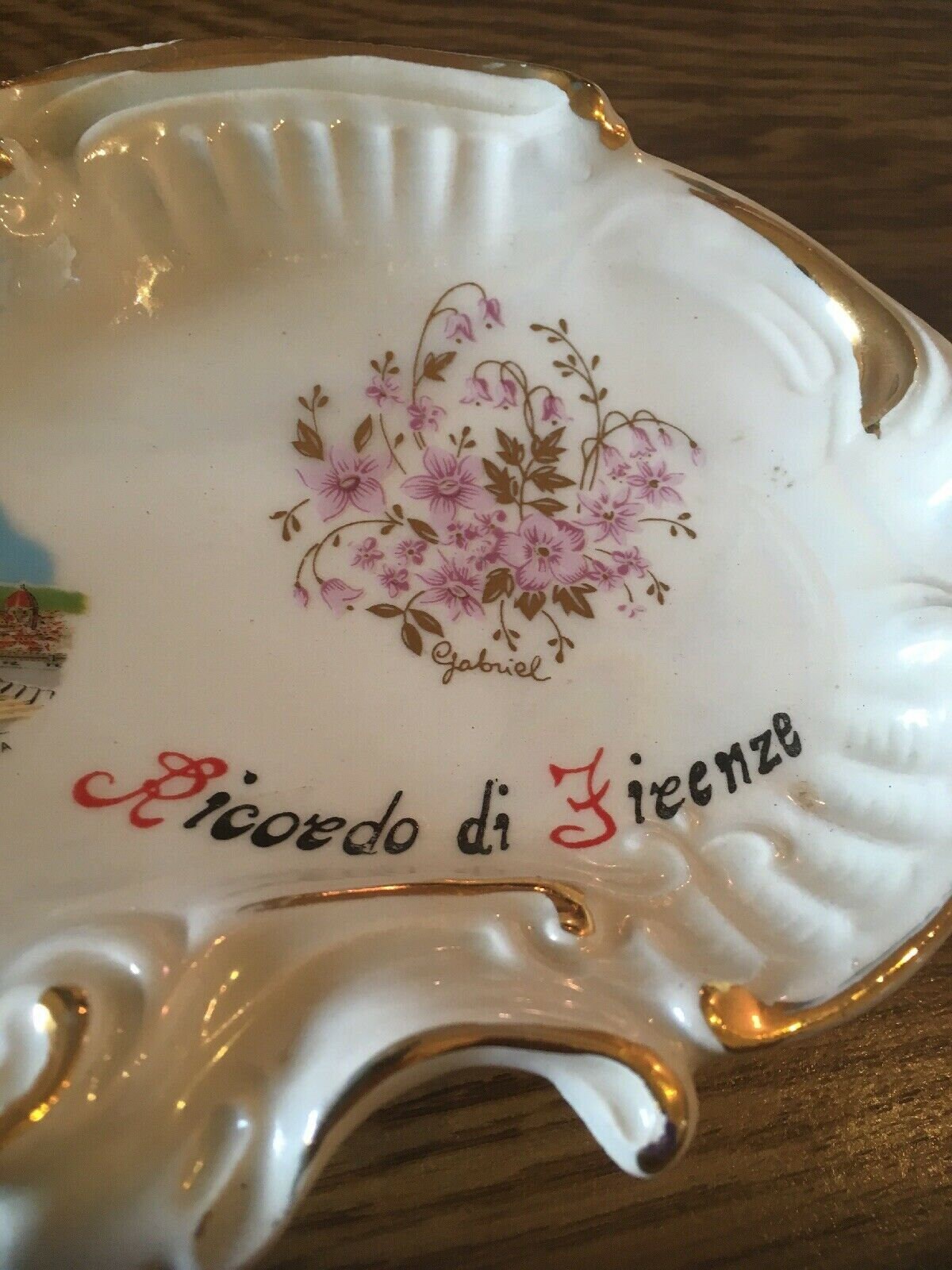 Vintage Ceramic Pin Dish Trinket Tray Ricordo di Firenze Etsy