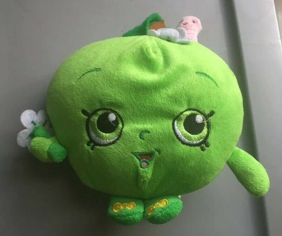 Shopkins Green Apple Blossom 7 Plush With Worm Etsy Shopkins Green Apple Blossom 7 Plush With Worm Etsy