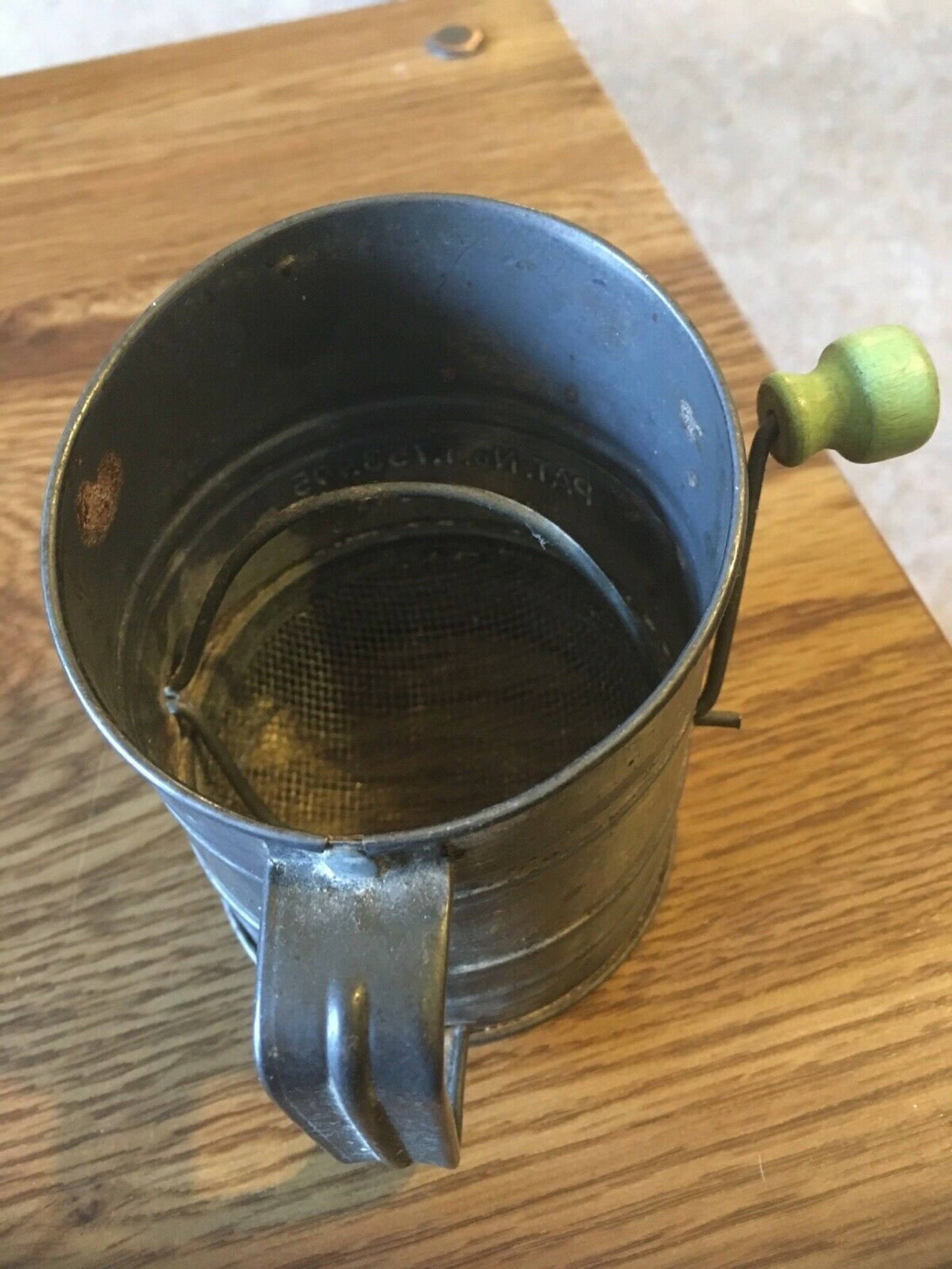 Vintage Flour Sifter Pat no 1753995 Made in USA Bromwell Etsy