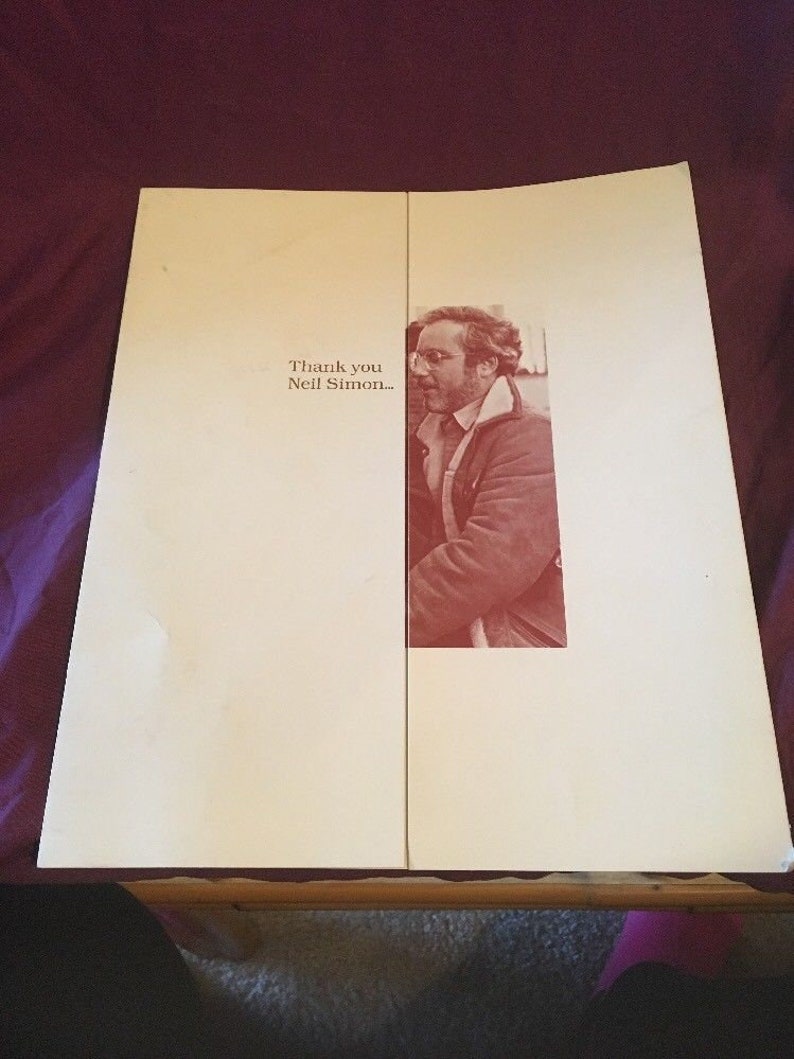 1977 Motion Picture Souvenir Program The Goodbye Girl Neil Simon Richard Dreyfuss and Marsha Mason
