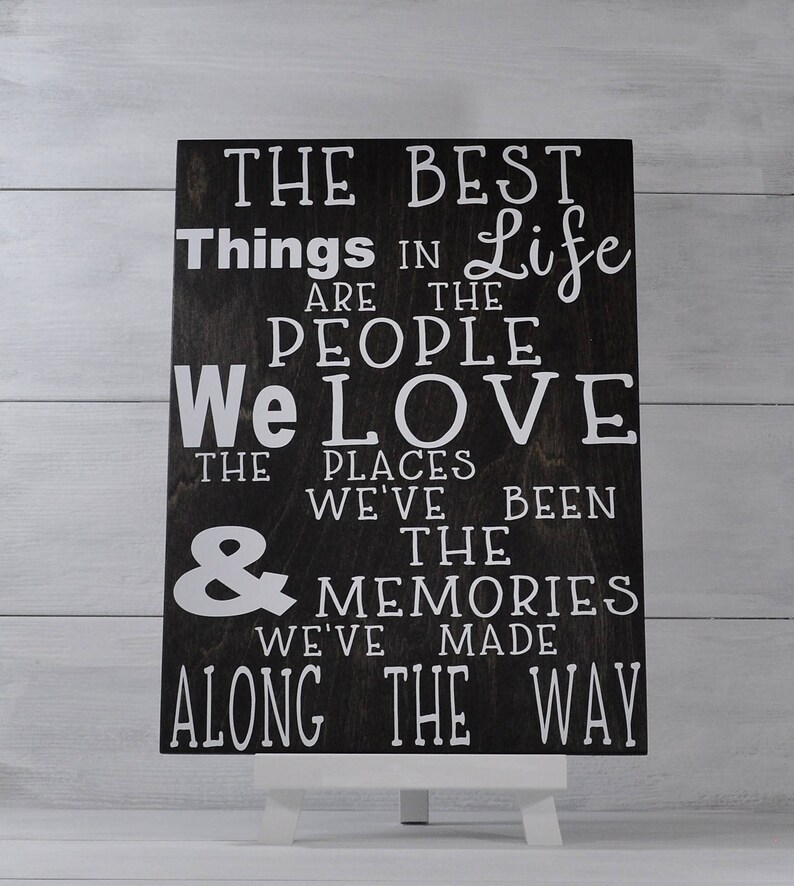 The Best Things in Life Are the People We Love, Friends Sign Gift for ...