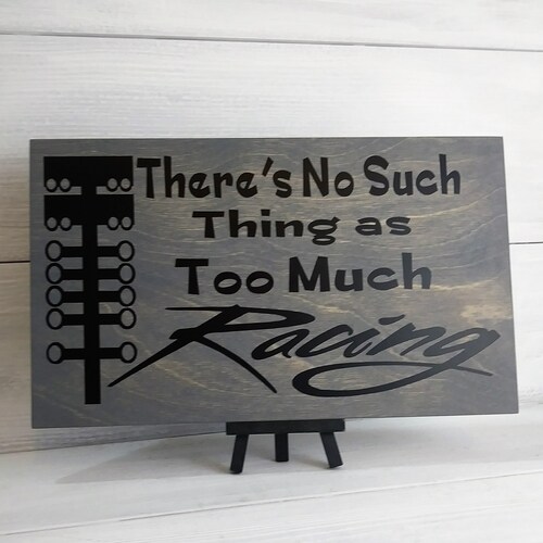 Racing . Gift for Him . Drag Racing Sign . Gift for Race Fan . Etsy