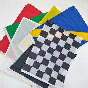 Racing Flags Set: Kids Pretend Play Toy, Sports Birthday Gift - Etsy
