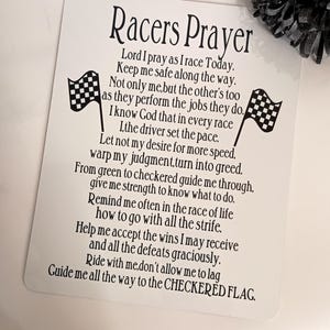 Racing . Racers Prayer . Racing Sign . metal sign .Gift For Racer. Motorsports Themed metal Signs for Home Decor . Gift for Him .