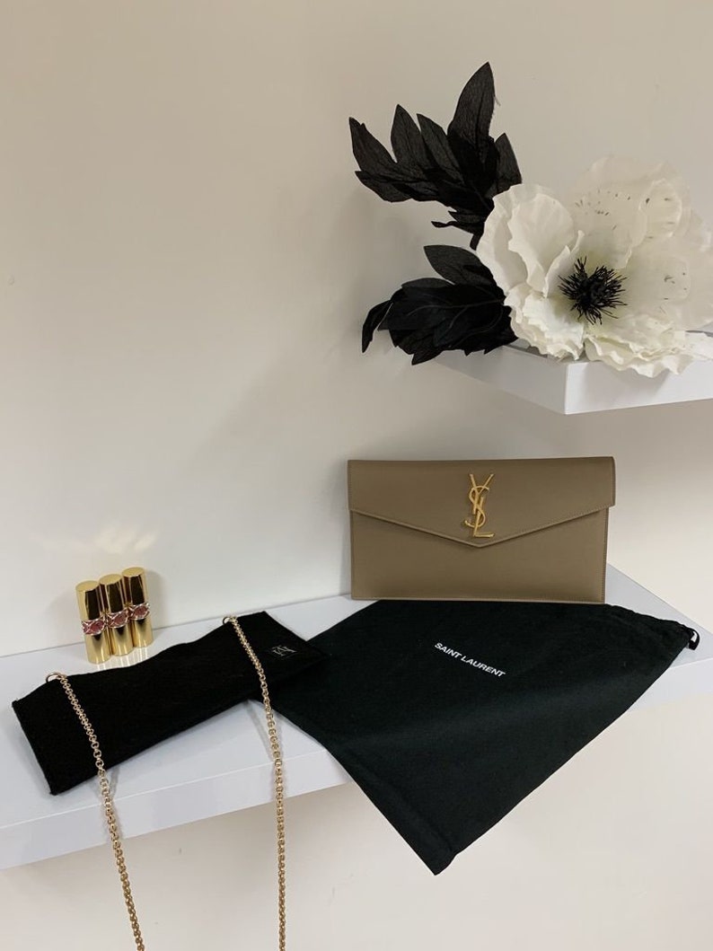 Conversion Kit for YSL Uptown Clutch Gold or Silver Chain by Etsy