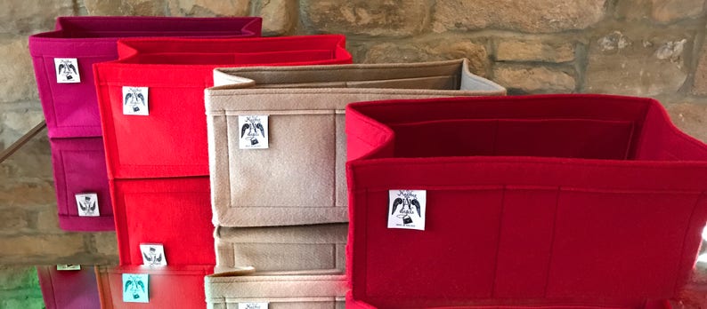 SPEEDY 30 LINER Bag Insert Felt Organiser in Rioja Red by | Etsy