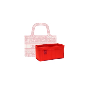 Luxury Felt Organiser / Insert / Liner for Mini Book Tote Made in UK
