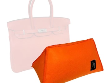 Handtasche Aufbewahrungskissen / Kissen für die Birkin 35 handgefertigt aus Luxus Filz von Handbag Angels UK
