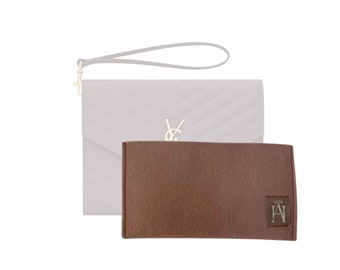 Luxury Felt Organiser / Insert / Liner for Monogram Clutch Wristlet Made in UK