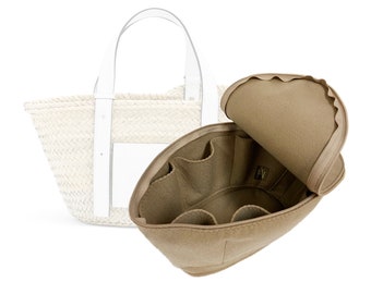 Luxus Filz Organizer / Einsatz / Liner für Medium Korb MIT ZIP TOP