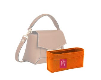 Maßgeschneiderte Luxus Filz Handtasche Liner / Organizer für Mosaic Nano