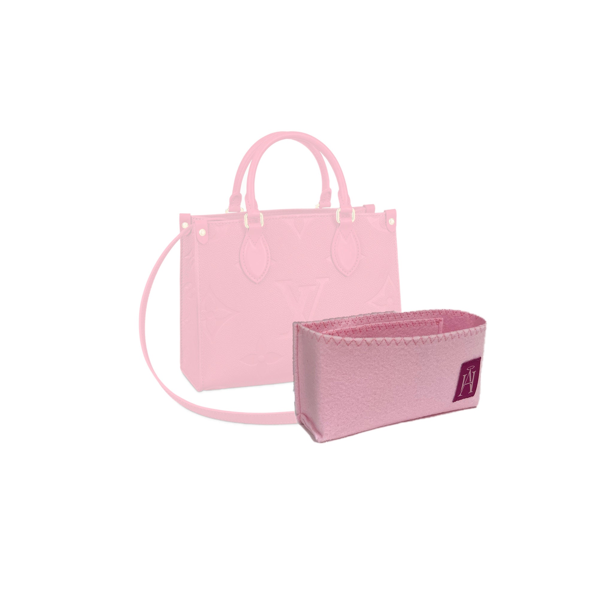 Zoomoni Premium Bag Organizer for LV Louis Vuitton Onthego PM (Handmade/20  Color Options) [Purse Organiser, Liner, Insert, Shaper]