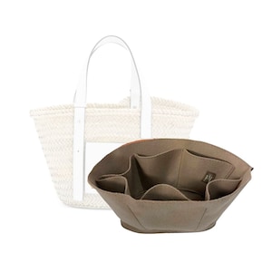 Luxury Basket Bag Organiser / Organizer / Insert for Medium Basket Bag by Handbag Angels