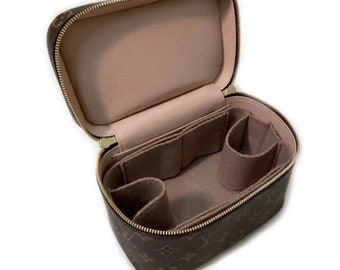 Maßgeschneiderte Luxus Filz Handtasche Liner / Organizer für NICE MINI mit Flaschenhalter