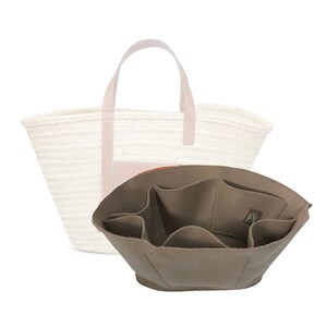 Luxury Basket Bag Organiser / Organizer / Insert for LARGE Basket Bag by Handbag Angels
