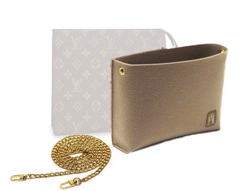 Kit de conversión de bolsa para neceser 26, inserto de fieltro con cadena para neceser 26 de Handbag Angels