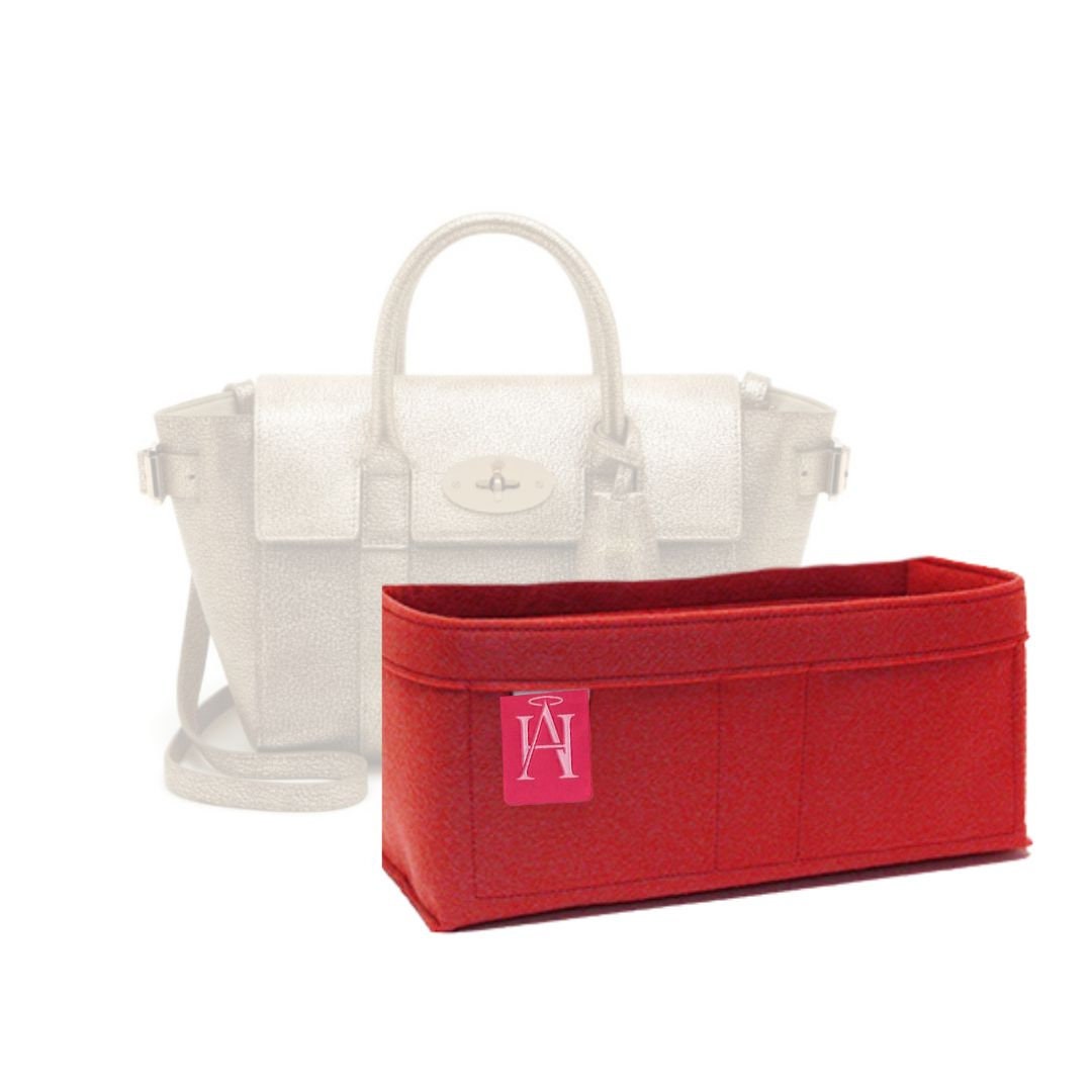 Luxury Felt Bag Organiser Insert Liner for Mini Bayswater Buckle Made in UK