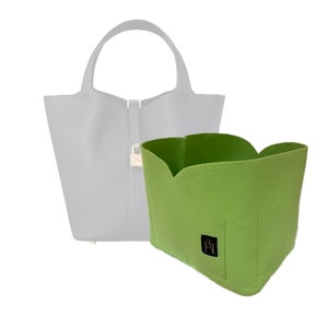 Bespoke Luxury Felt Handbag Liner / Organiser for Picotin 26
